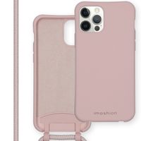 imoshion Color Backcover met afneembaar koord iPhone 12 (Pro) - Roze