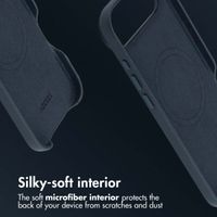 Accezz Leather Back Cover with MagSafe Apple iPhone Air - Nightfall Blue