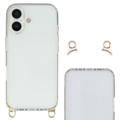 Selencia Backcover met afneembare haakjes Apple iPhone 17 - Transparant