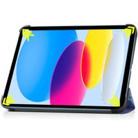 imoshion Design Trifold Case Apple iPad 11 (2025) 11 inch A16 / iPad 10 (2022) 10.9 inch - Space