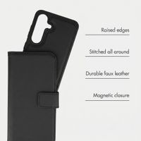 imoshion Uitneembare 2-in-1 Luxe Bookcase Samsung Galaxy S25 - Zwart