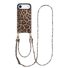Selencia Nova Telefoonhoes met Koord en Pashouder Apple iPhone Air - Leopard