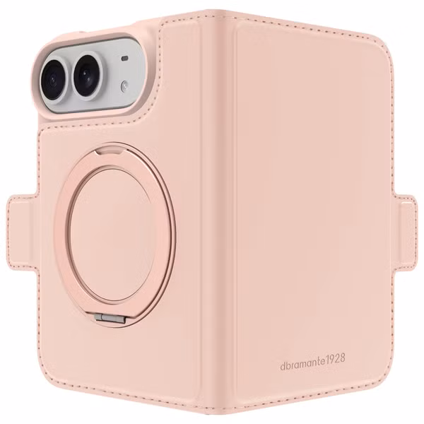 dbramante1928 Copenhagen ICON Bookcase Apple iPhone Duo - Pink Sand