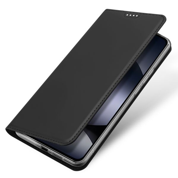 Dux Ducis Slim Softcase Bookcase Xiaomi Redmi Note 14 (4G) - Zwart