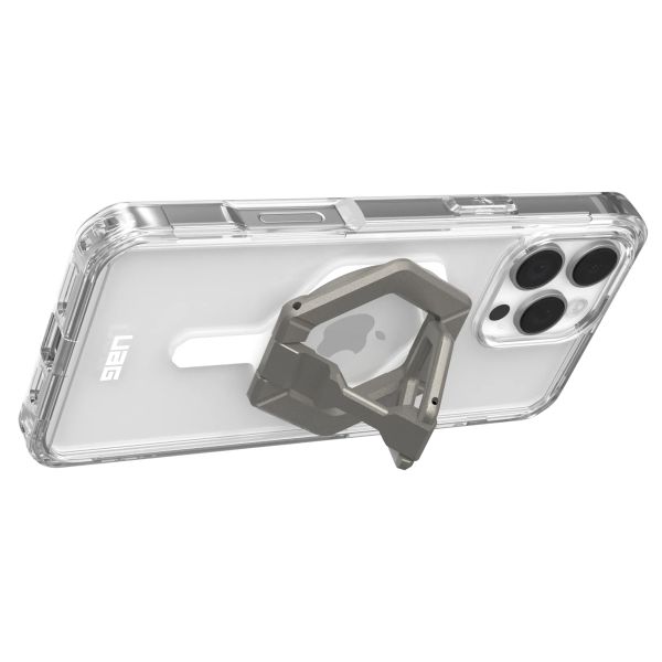 UAG Plyo Pro backcover + Magnetic Ring Stand Apple iPhone 16 Pro Max - Ice White / Titanium