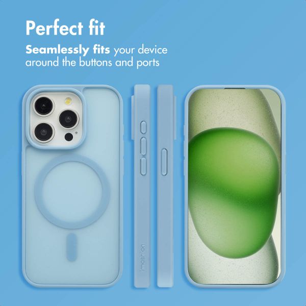 imoshion Colour Guard Back Cover with MagSafe Apple iPhone 15 Pro - Light blue