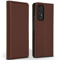 Accezz Premium Leather Slim Bookcase Samsung Galaxy A53 - Bruin