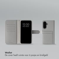 Selencia Olyn Uitneembare Bookcase met MagSafe Samsung Galaxy A37 (5G) - Grijs