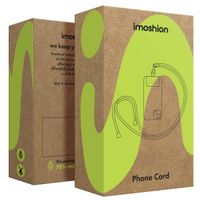 imoshion Universeel polsbandje one size - 10 mm dik - Donkerblauw / Rood