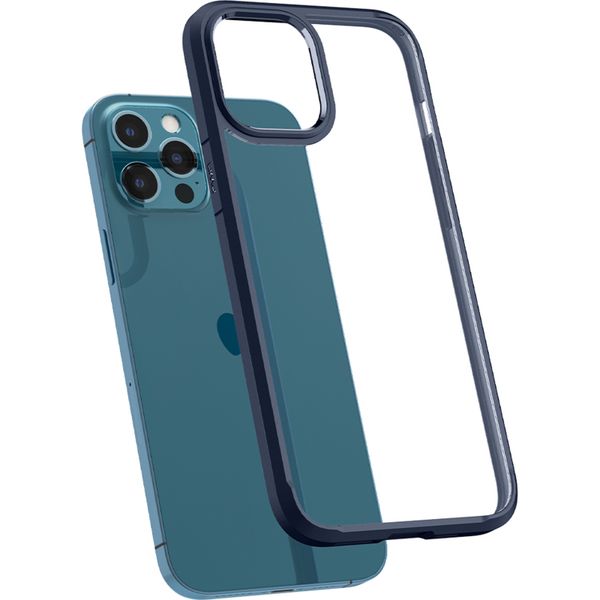 Spigen Ultra Hybrid Backcover iPhone 12 Pro Max - Donkerblauw