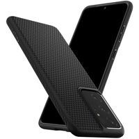 Spigen Liquid Air Backcover Samsung Galaxy S21 Ultra - Zwart