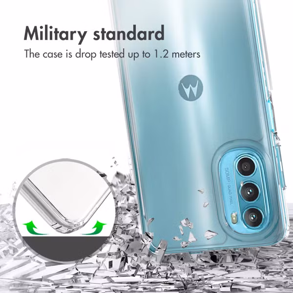 Accezz Xtreme Impact Backcover Motorola Moto G52 / G82 - Transparant