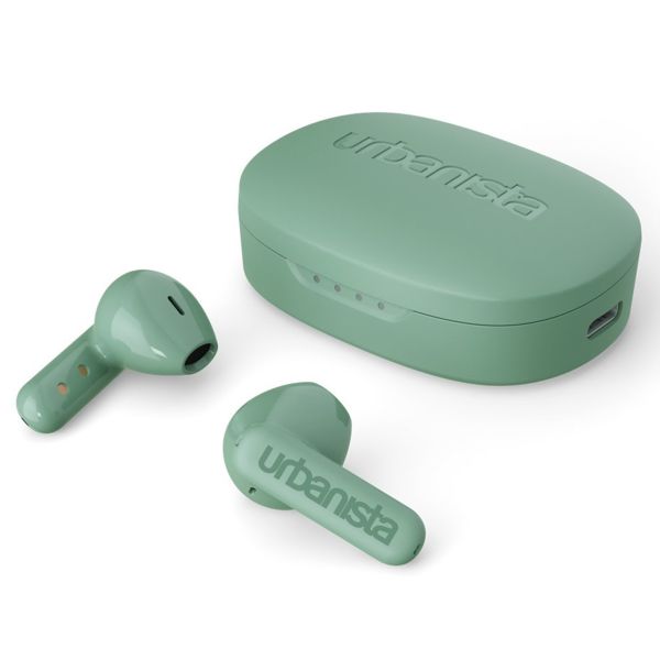 Urbanista Copenhagen - Draadloze oordopjes - Bluetooth draadloze oortjes - Sage Green