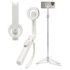 Spigen MagSafe Tripod Selfie Stick - met afstandsbediening - Universeel - 74CM - Dune Beige