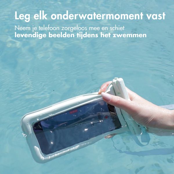 imoshion Floating Waterproof Pouch - Universeel waterdicht telefoonhoesje - Mint Groen