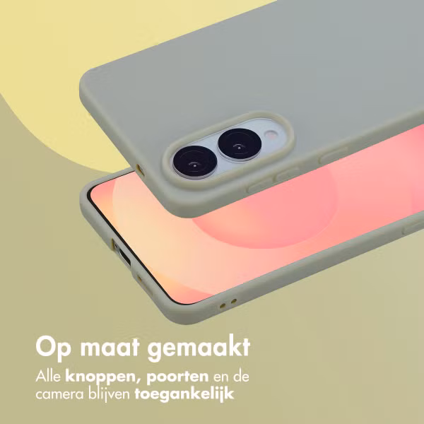 imoshion Color Backcover Samsung Galaxy S25 Edge - Grijs