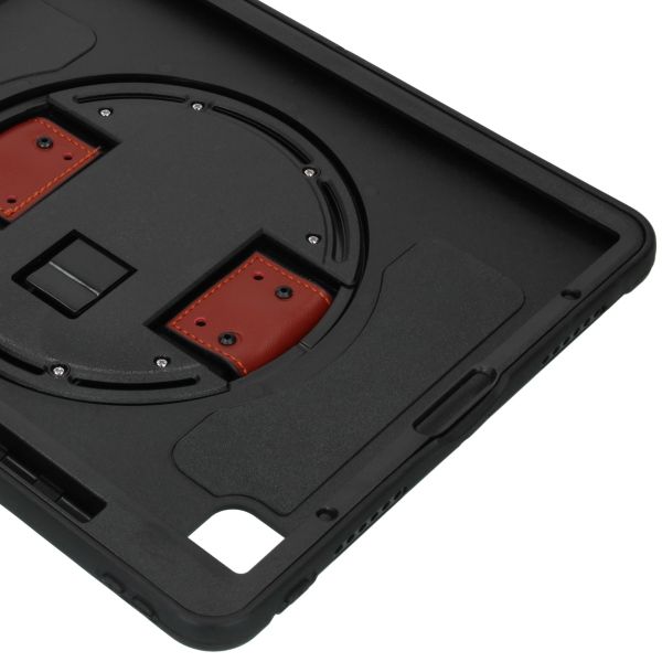 Defender Backcover met strap iPad Pro 12.9 (2020/2021/2022) - Zwart