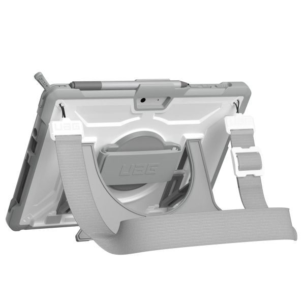 UAG Plasma Healthcare backcover met strap en schouderband Microsoft Surface Go / Go 2 / Go 3 / Go 4 - Wit / Grijs