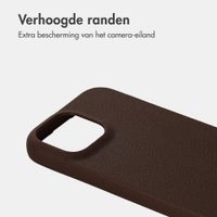 imoshion Texture Backcover Apple iPhone 13 Pro - Donkerbruin