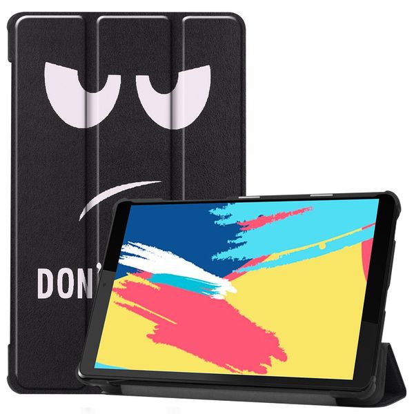 imoshion Design Trifold Bookcase Lenovo Tab M8 / M8 FHD - Don't touch