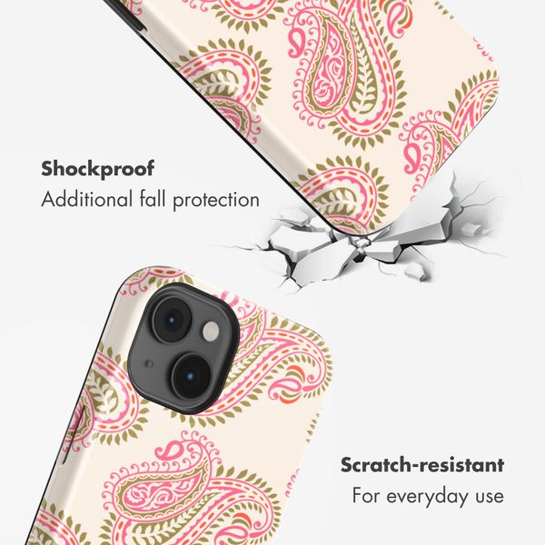 Selencia Vivid Back Cover Apple iPhone 14 - Paisley Blush
