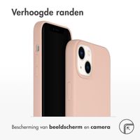 Accezz Liquid Silicone Backcover Apple iPhone 14 Plus - Roze