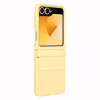 Samsung Originele KindSuit Vegan Leather Case Samsung Galaxy Z Flip 6 / Flip 7 FE - Yellow