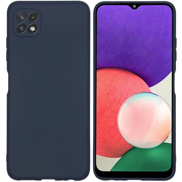 imoshion Color Backcover Samsung Galaxy A22 (5G) - Donkerblauw