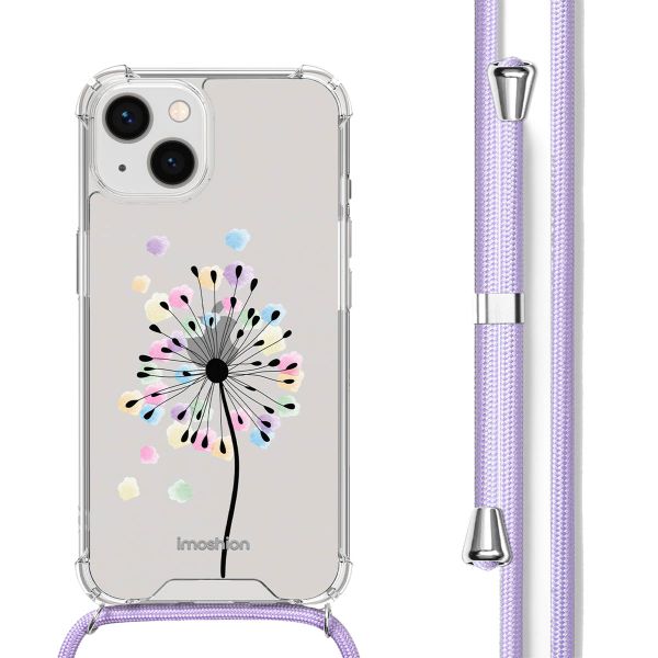 imoshion Design hoesje met koord Apple iPhone 14 - Sandstone Dandelion
