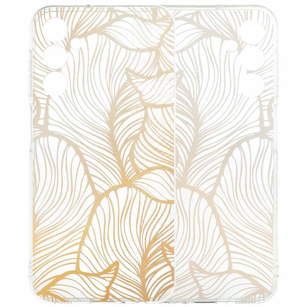 imoshion Design hoesje Samsung Galaxy A25 (5G) - Golden Leaves