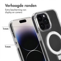 Accezz Ring Stand Backcover met MagSafe Apple iPhone 14 Pro Max - Transparant