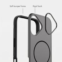 imoshion Colour Back Cover with Thin MagSafe Ring Apple iPhone 17 - Black