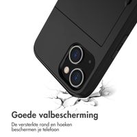 imoshion Backcover met pasjeshouder Apple iPhone 14 Plus - Zwart