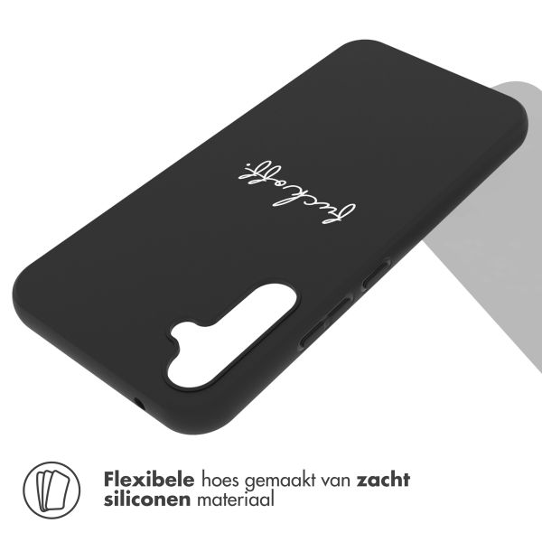 imoshion Design hoesje Samsung Galaxy A34 (5G) - Fuck Off - Zwart