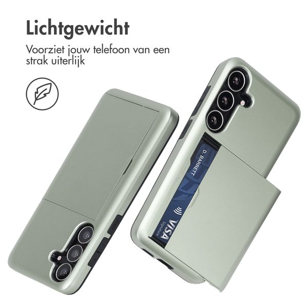 imoshion Backcover met pasjeshouder Samsung Galaxy S25 FE - Groen