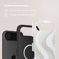 Selencia Vivid Backcover met MagSafe Apple iPhone Air - Desert Waves Beige