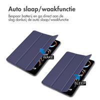 imoshion Trifold Bookcase Apple iPad Pro 11 (2025) M5 / (2024) M4 - Donkerblauw