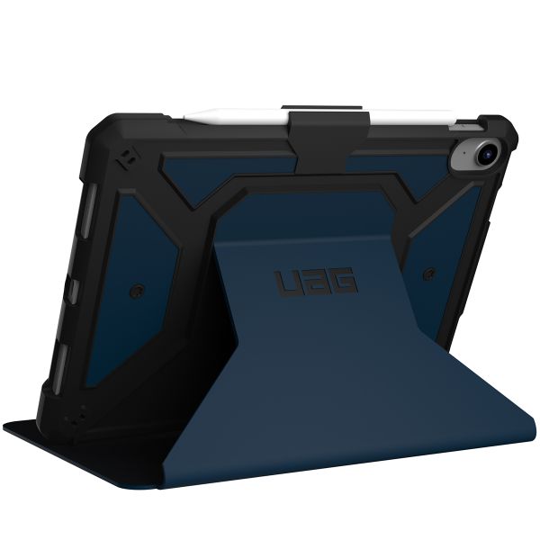 UAG Metropolis Bookcase Apple iPad 11 (2025) 11 inch A16 / iPad 10 (2022) 10.9 inch - Blauw