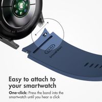 imoshion Silicone strap Samsung Galaxy Watch 4 / 5 / 6 / 7 / FE (20 mm) - Dark Blue