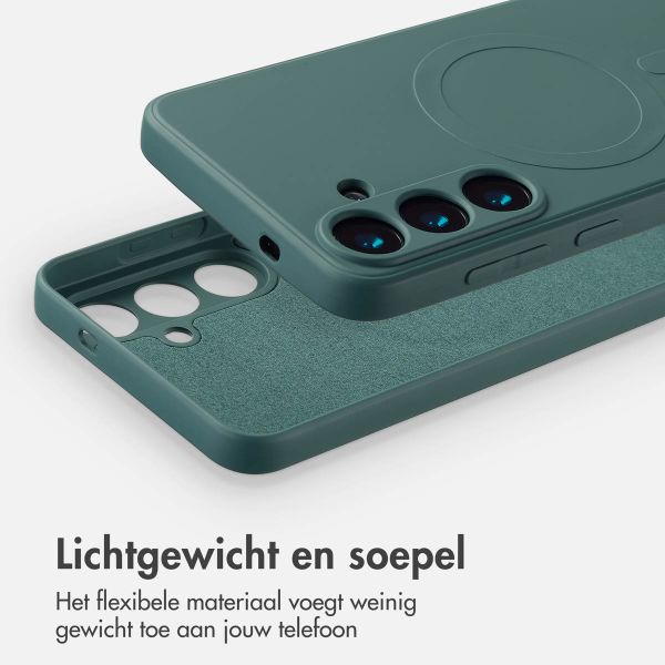 imoshion Color Backcover met MagSafe Samsung Galaxy S25 Plus - Donkergroen