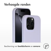 Accezz Liquid Silicone Backcover met MagSafe Apple iPhone 16 Pro - Paars
