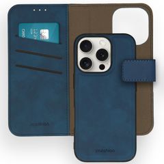 imoshion Uitneembare 2-in-1 Luxe Bookcase Apple iPhone 16 Pro - Blauw