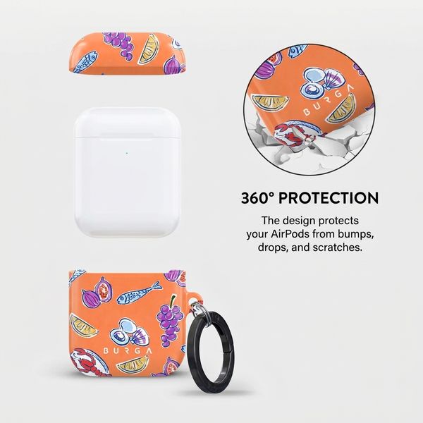 Burga Hard case  Apple AirPods 1 / 2 - Sunset Dinner