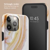 Selencia Vivid Backcover Apple iPhone 15 Pro Max - Chic Marble Gold