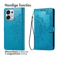 imoshion Mandala Bookcase Oppo A6 Pro (5G) - Turquoise