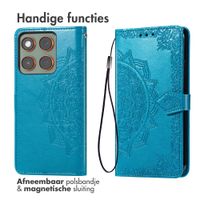 imoshion Mandala Bookcase Motorola Edge 70 - Turquoise