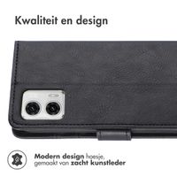 imoshion Luxe Bookcase Motorola Moto G73 - Zwart