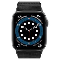 Spigen Lite Fit band Apple Watch Series 1 t/m 10 / SE / Ultra (2) (44/45/46/49 mm) - Zwart