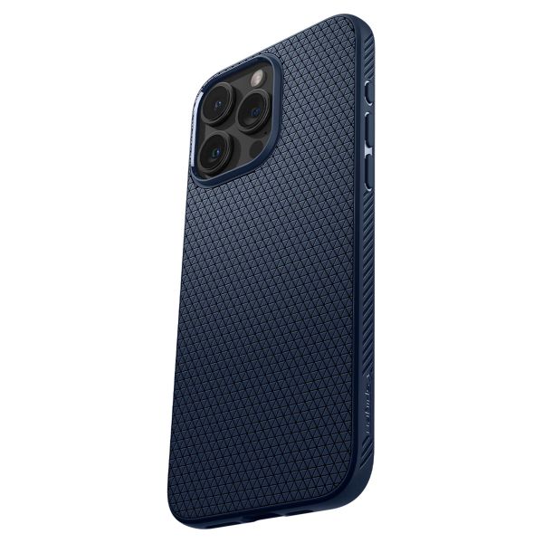 Spigen Liquid Air Backcover iPhone 15 Pro - Navy Blue