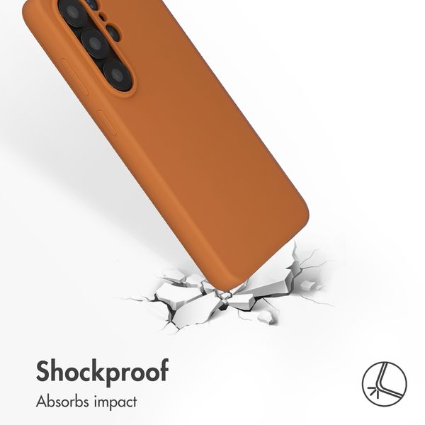 Accezz Liquid Silicone Back Cover with MagSafe Samsung Galaxy S26 Ultra - Orange